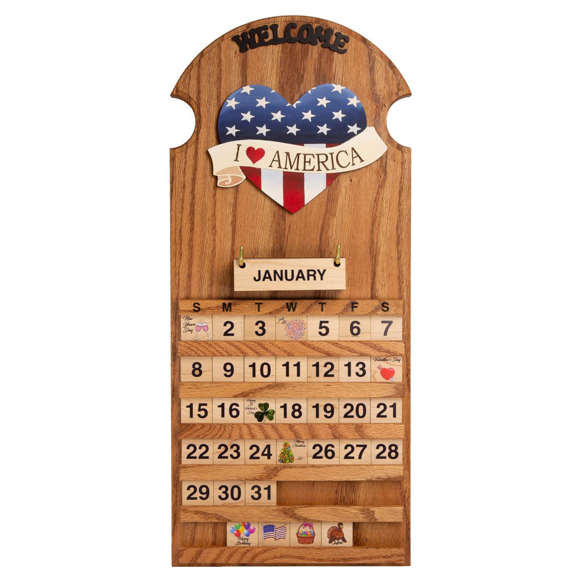 Wooden Perpetual Calendars CraftEFamily